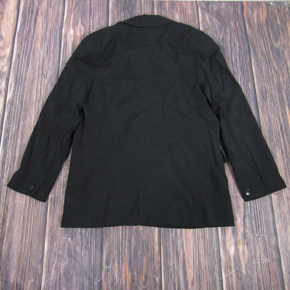 Madewell Womens Small Black Relaxed Blazer Elyaf Drop Shoulder - Picture 8 of 9